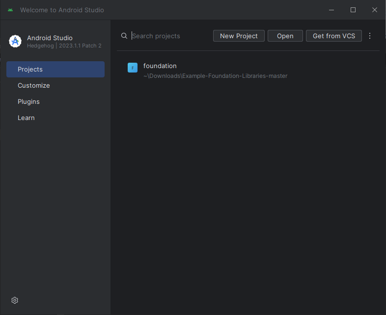 Import demo application