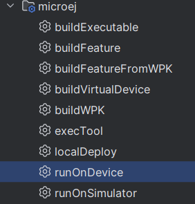 runOnDevice task