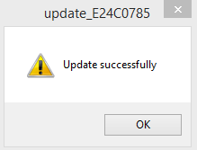 Successful dongle update